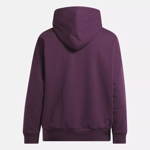 Brand New Reebok Essensials Lux Oversized Hoodie Plum 100208459 Size 1XL Unisex