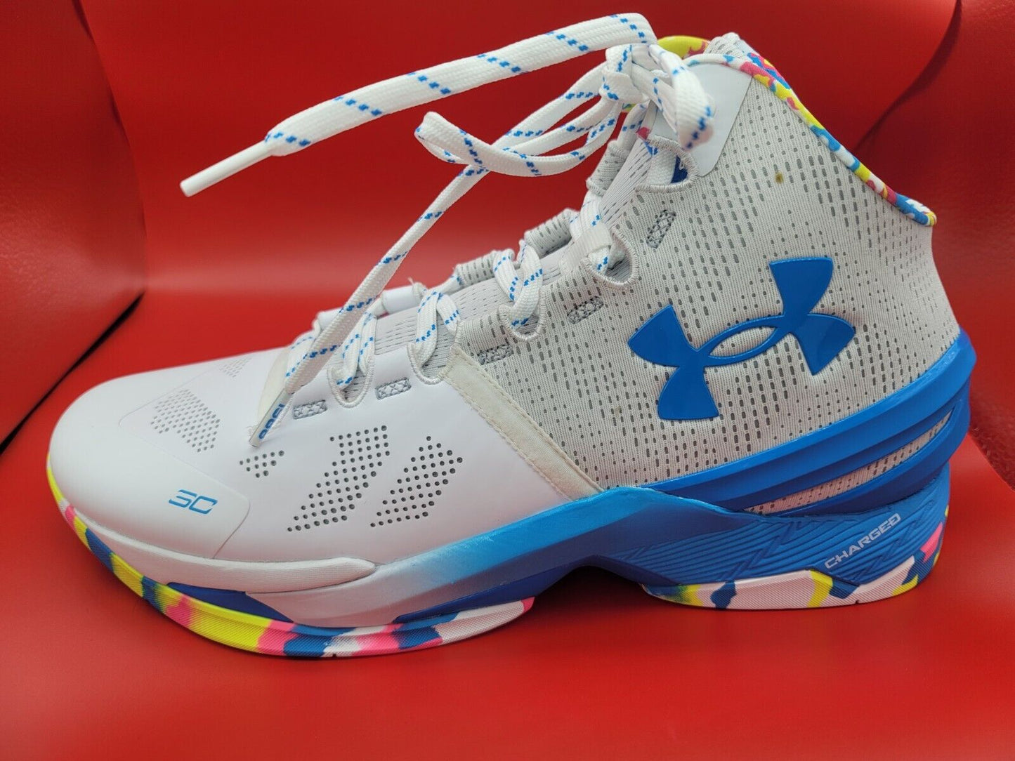 Brand New Under Armour Curry 2 Splash Party Basketball Shoes 3026282-100