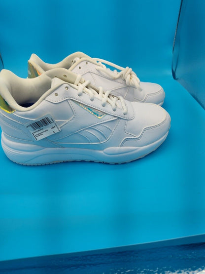 NEW Reebok Classic Leather Women Sneaker Running Shoe Athletic White FP0636 S7.5