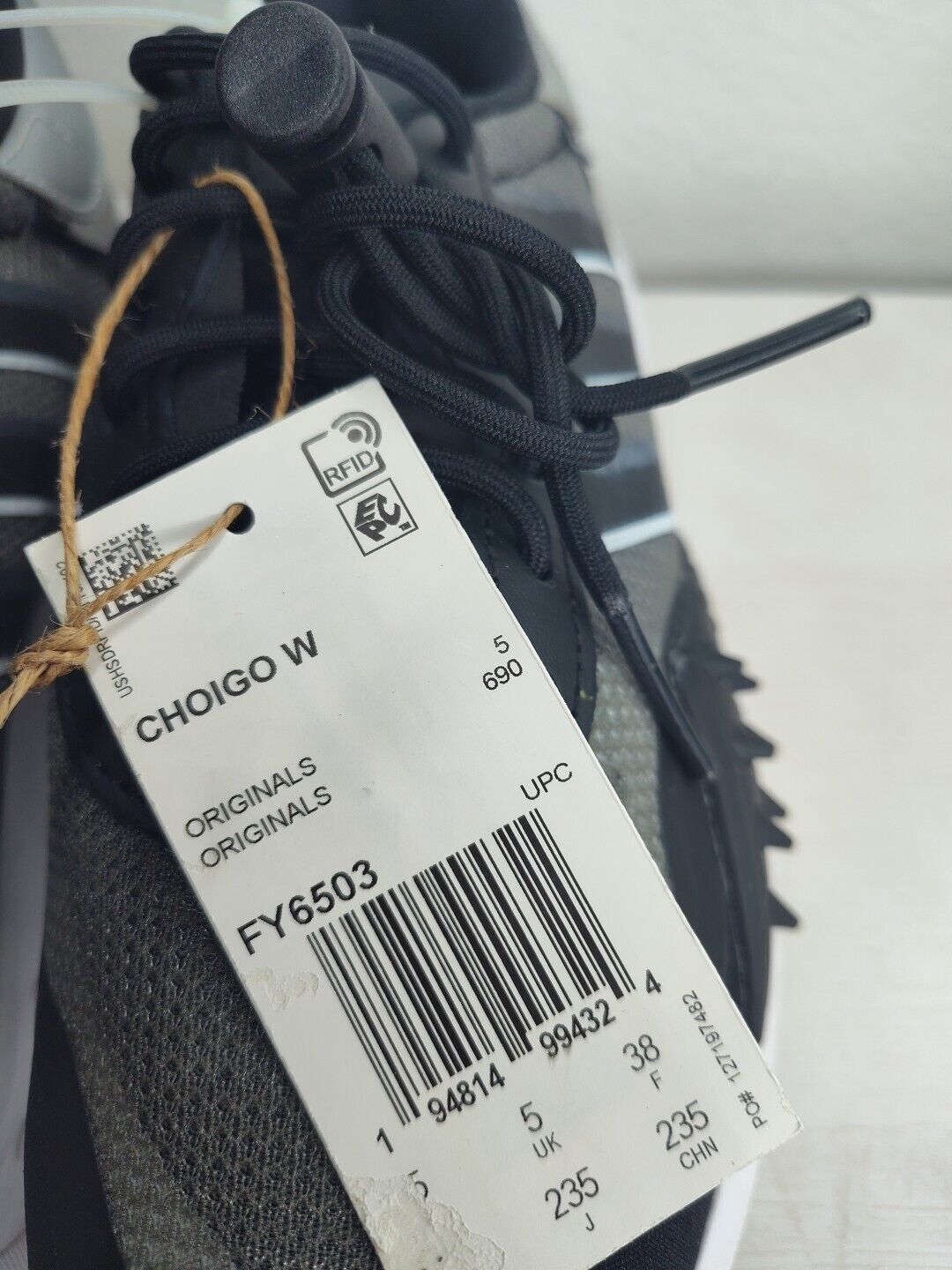 New Adidas Originals Choigo Black Shoes Women's Size 6.5 Sneakers FY65 Zhamoz New Adidas Originals Choigo Black Shoes Women's Size 6.5 Sneakers FY65 Zhamoz