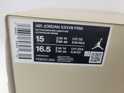 Brand New Nike Air Jordan 37 XXXVII Brown Basketball Unisex Shoes FD6421-200