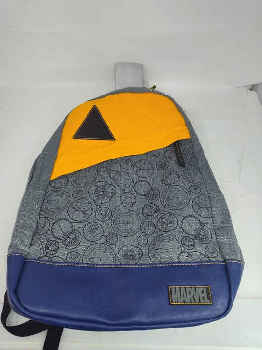 New Disney Marvel Eternals Logo Backpack Grey Blue with tags World Tokyo
