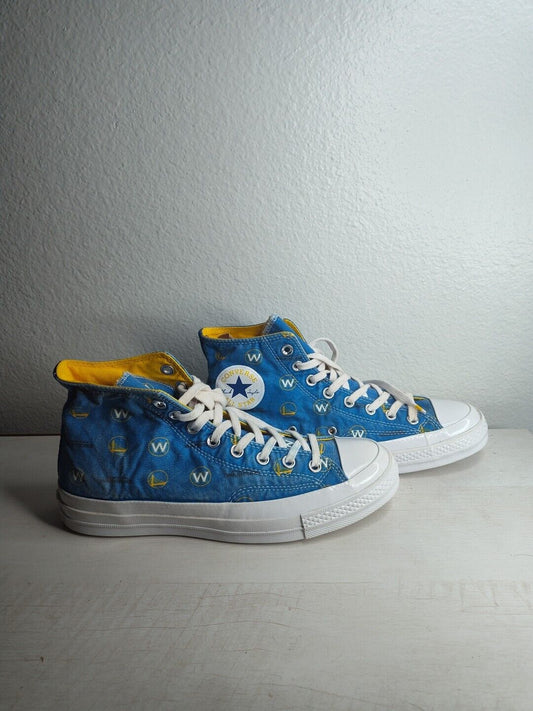 Converse CTAS 70 Hi Golden State Warriors 161161C Blue / Yellow Sizes 8 M- 10W
