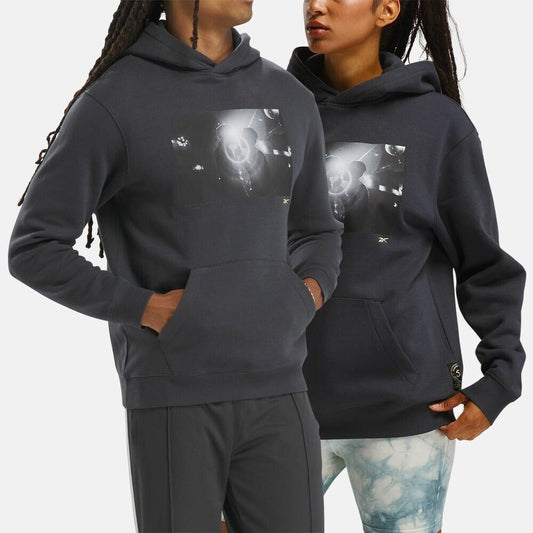 Brand New Reebok Hip Hop Photo Hoodie Grey Dark 10073022 Unisex Human Rights XL