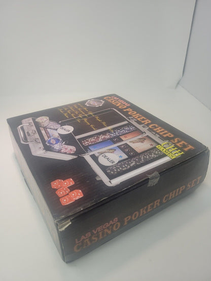 LV Casino 100 chip Poker Set Aluminum