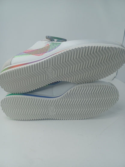 NEW Nike Cortez Be True 2022 DR5491 100 Rainbow White Unisex 12 M 13.5 W No Lid