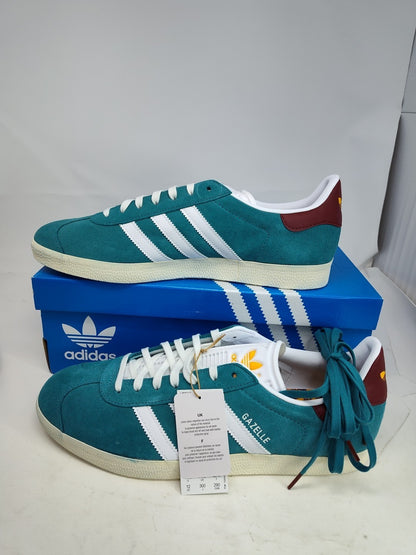Brand New Adidas Gazelle Arctic Fusion Burgundy Men's Size 12
