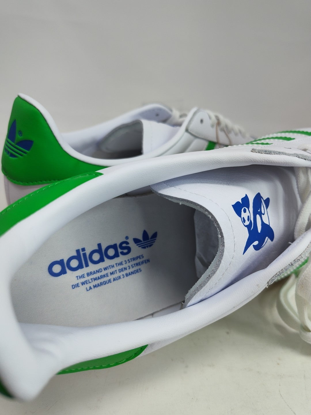 New Men's Adidas Gazelle Seattle Sounders Low Casual Shoes White IG6434 Size 12